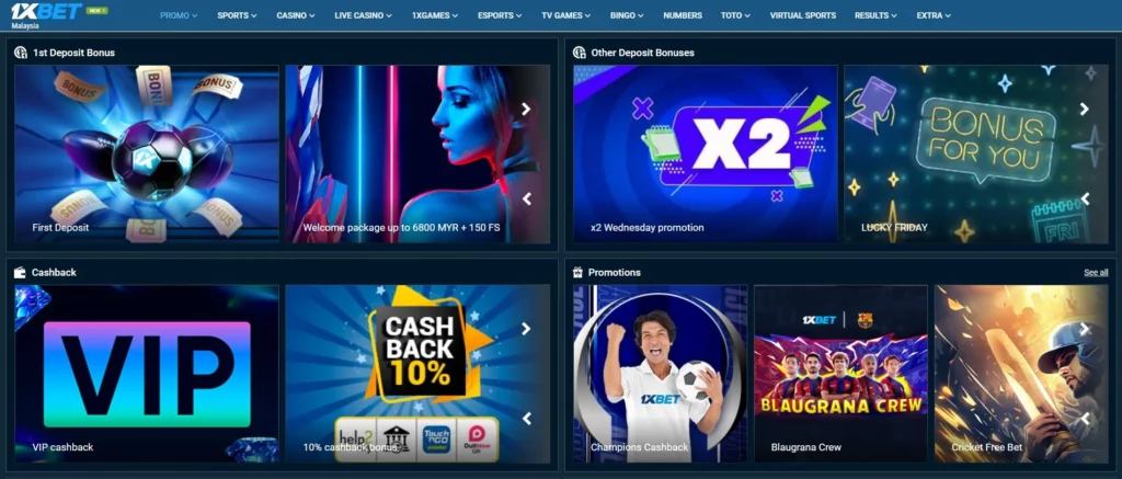 Mga Uri ng Bonus sa 1XBet