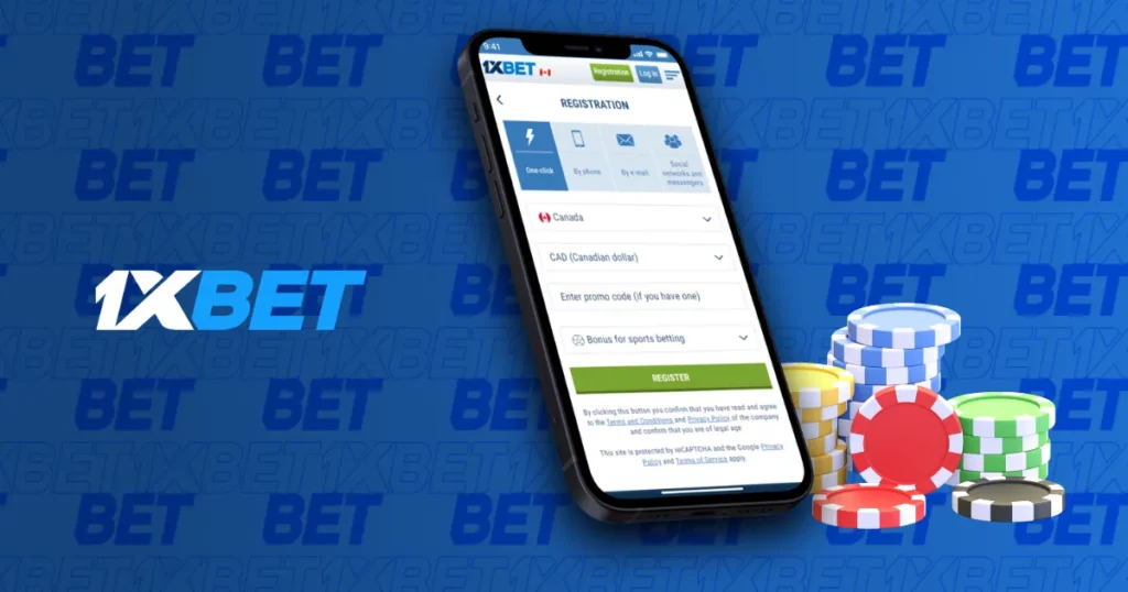 Registering an Account on 1xBet APP