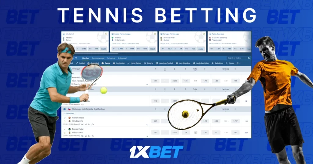 Pagtaya sa tennis sa 1xBet Philippines
